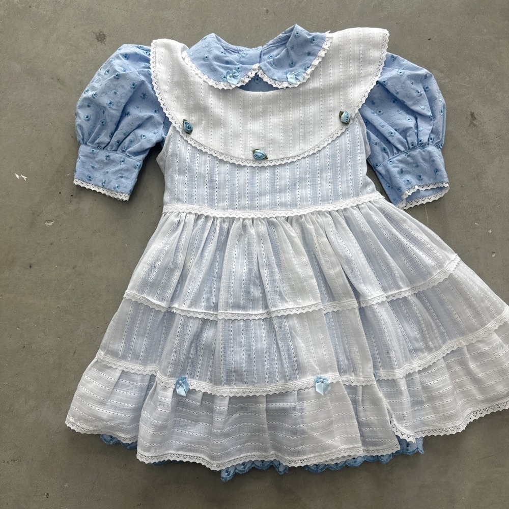 RESELLER BUNDLE! Vintage Big Kids Girls Dresses! 50s-80s! 14 Dresses Sz 6-12 - Picture 11 of 15